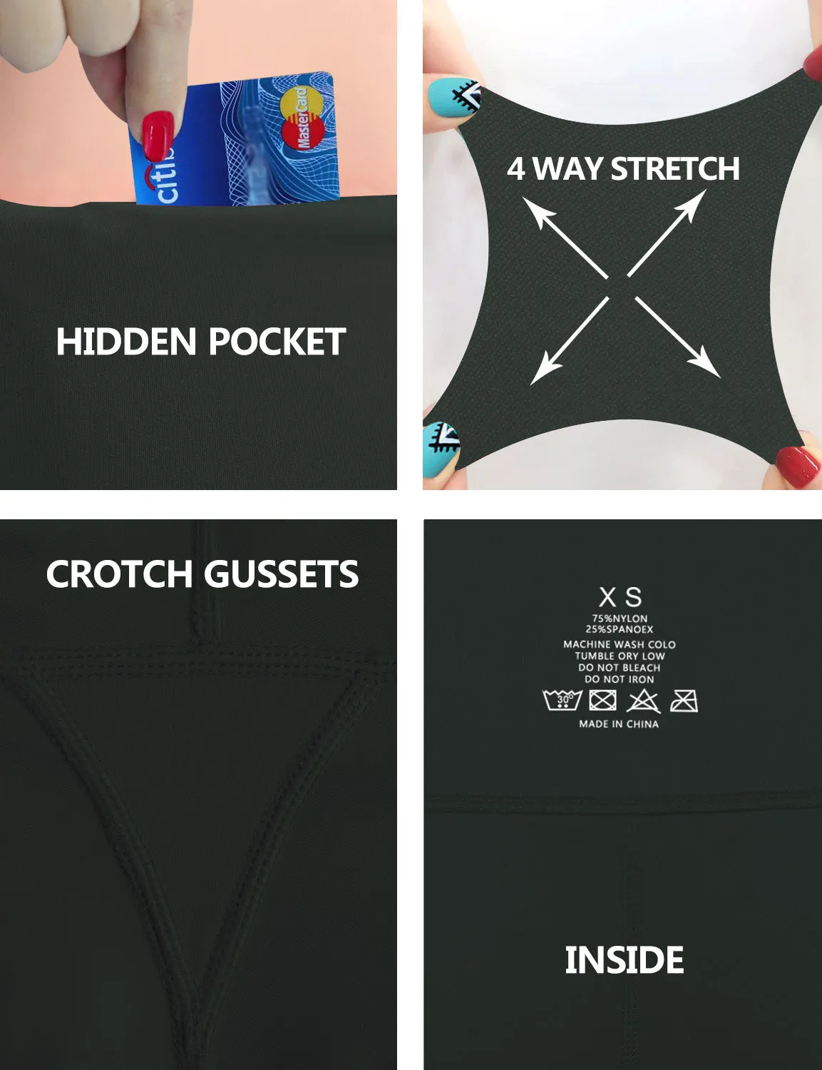 High Waist Running Pants olivegray_Running