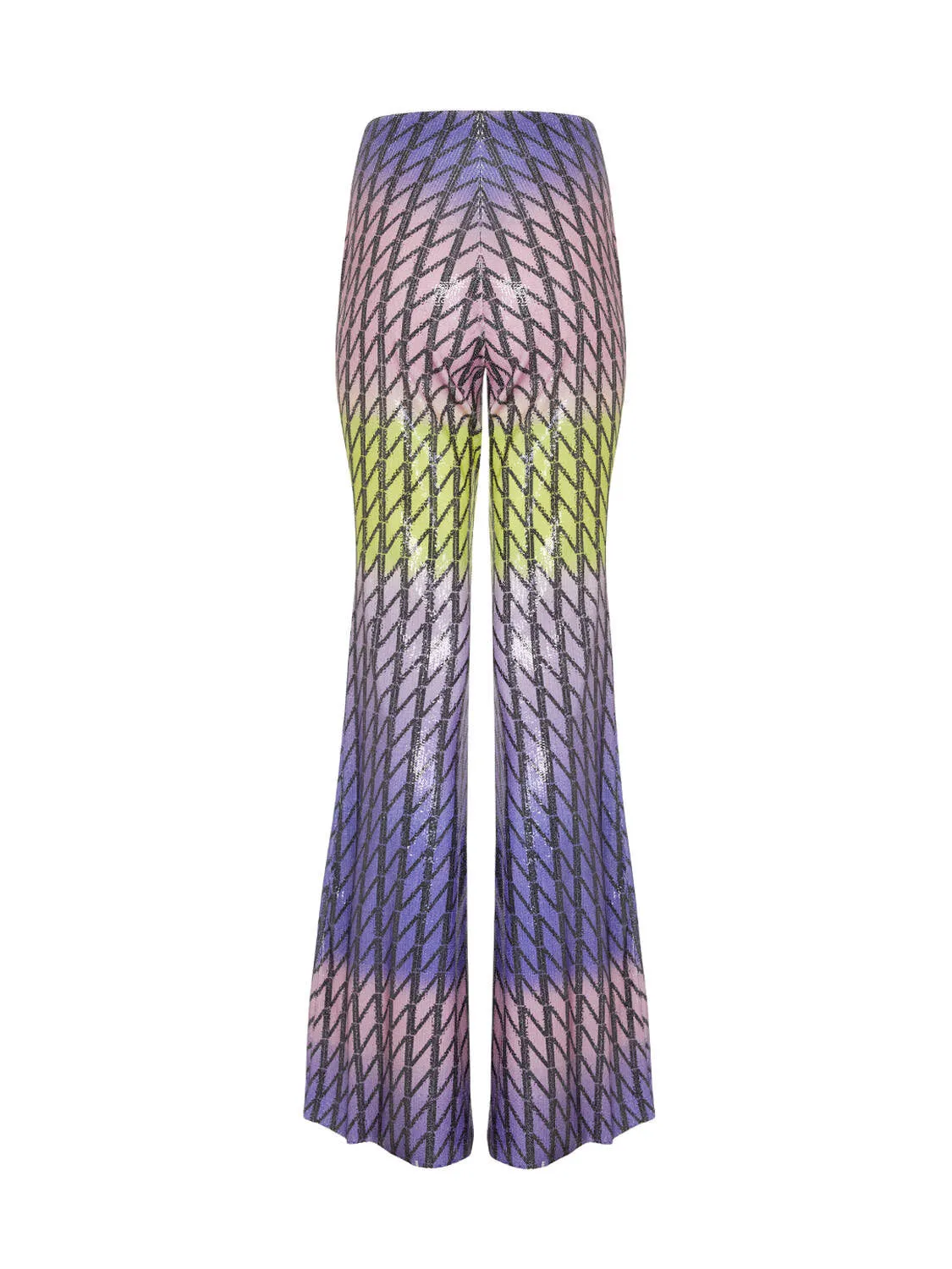 High waist sequined
