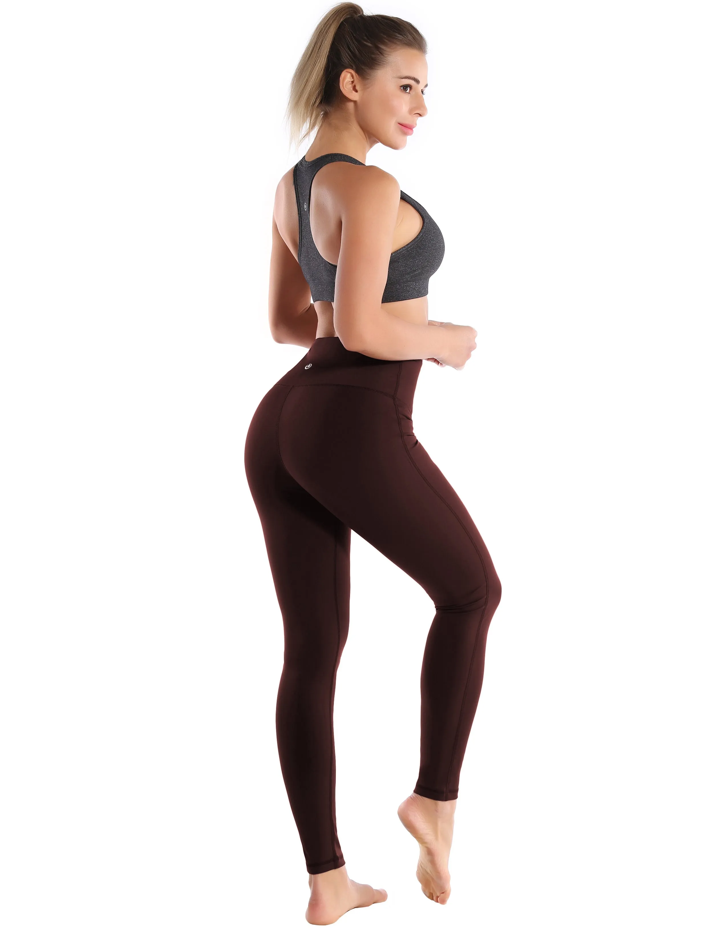 High Waist Side Line Jogging Pants mahoganymaroon_Jogging