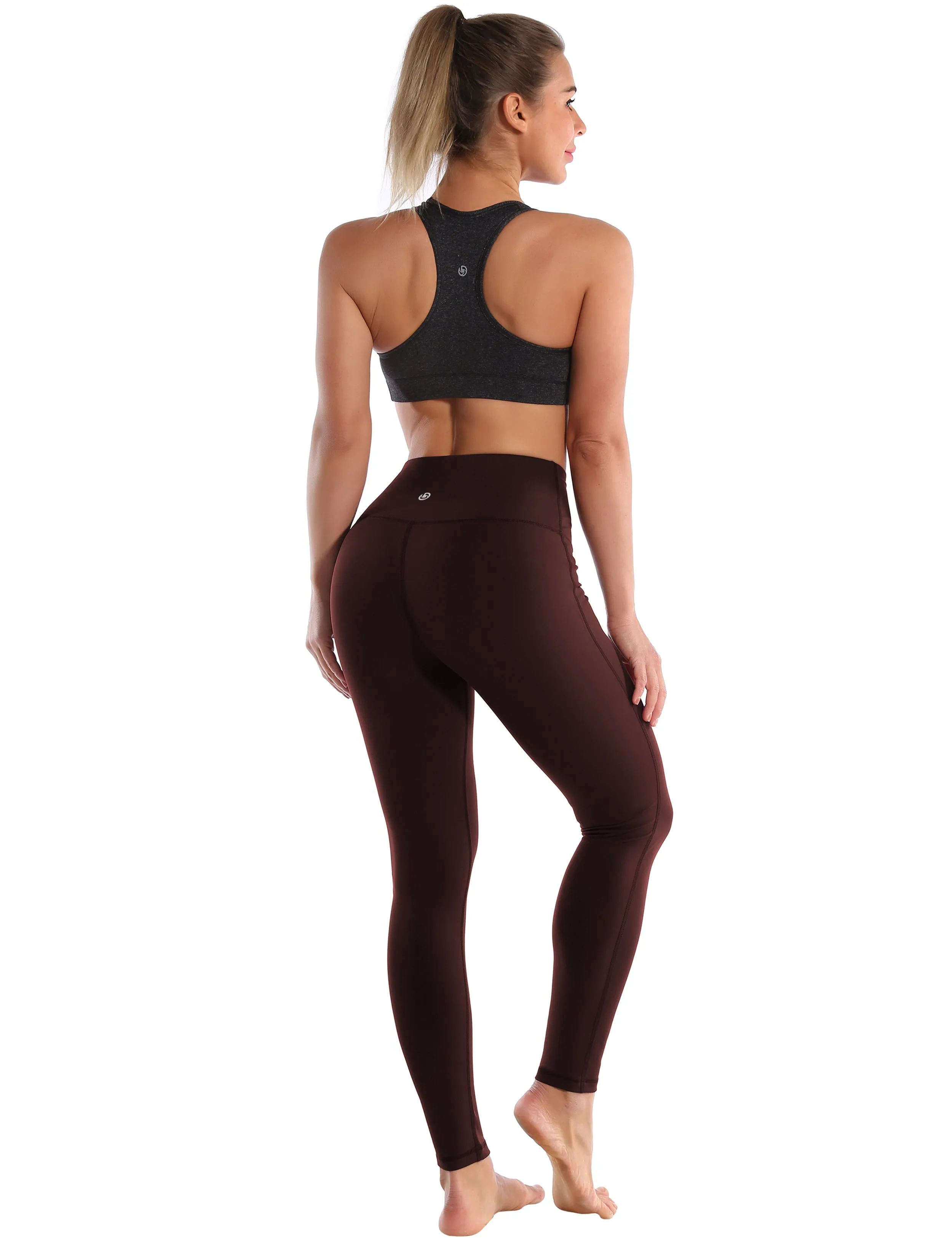High Waist Side Line Jogging Pants mahoganymaroon_Jogging