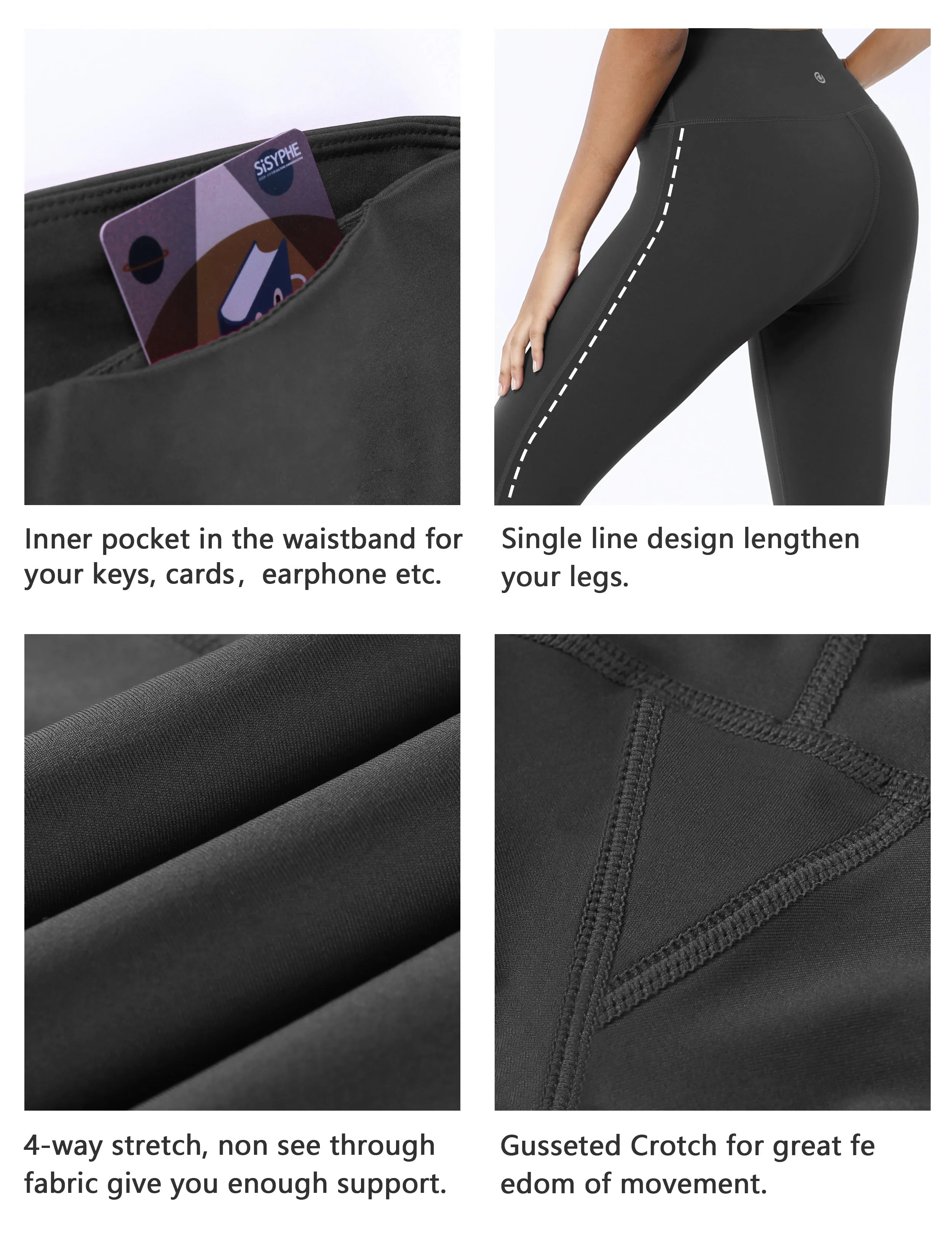 High Waist Side Line Jogging Pants shadowcharcoal_Jogging