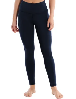 High Waist Side Line Yoga Pants darknavy_yoga