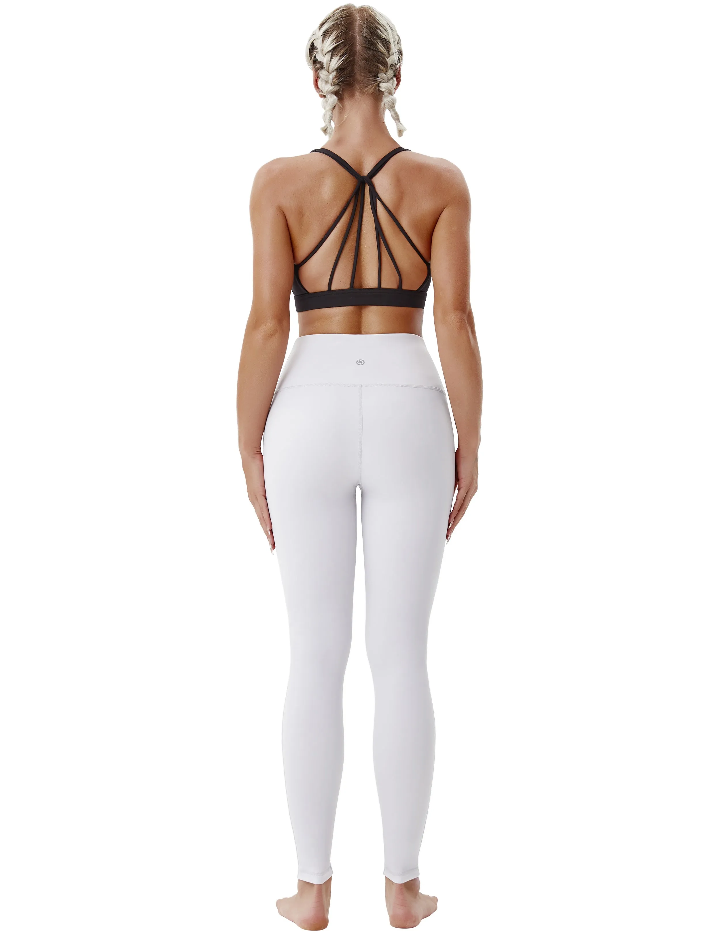 High Waist Side Line Yoga Pants lightgray_yoga
