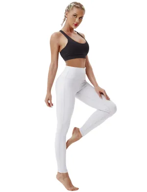 High Waist Side Line Yoga Pants lightgray_yoga