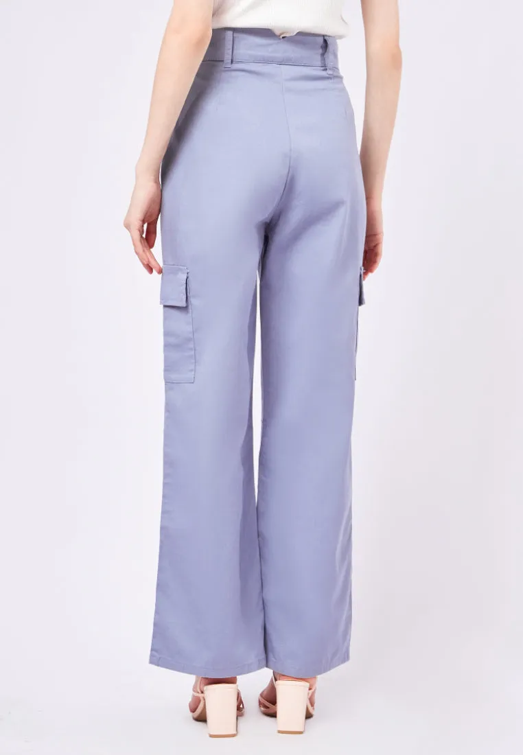 High Waist Wide Leg Trousers