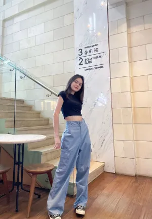 High Waist Wide Leg Trousers