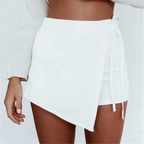 High Waist Wrap Shorts
