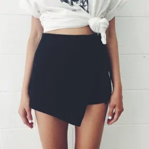 High Waist Wrap Shorts