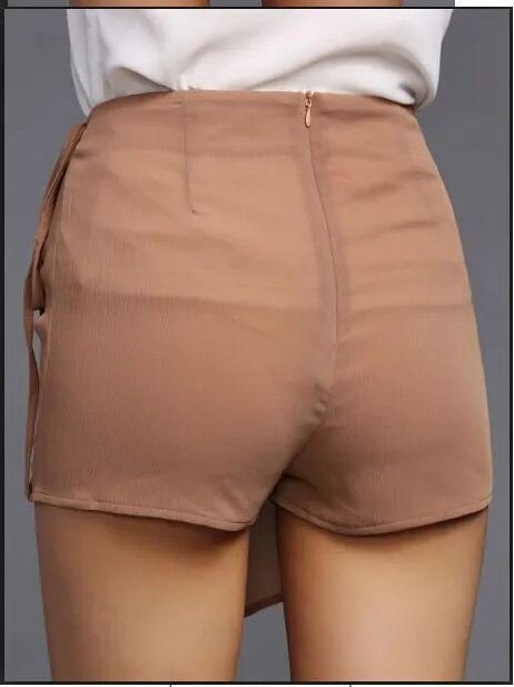 High Waist Wrap Shorts