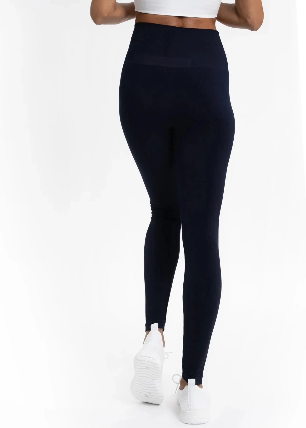 High Waisted Leggings - Navy