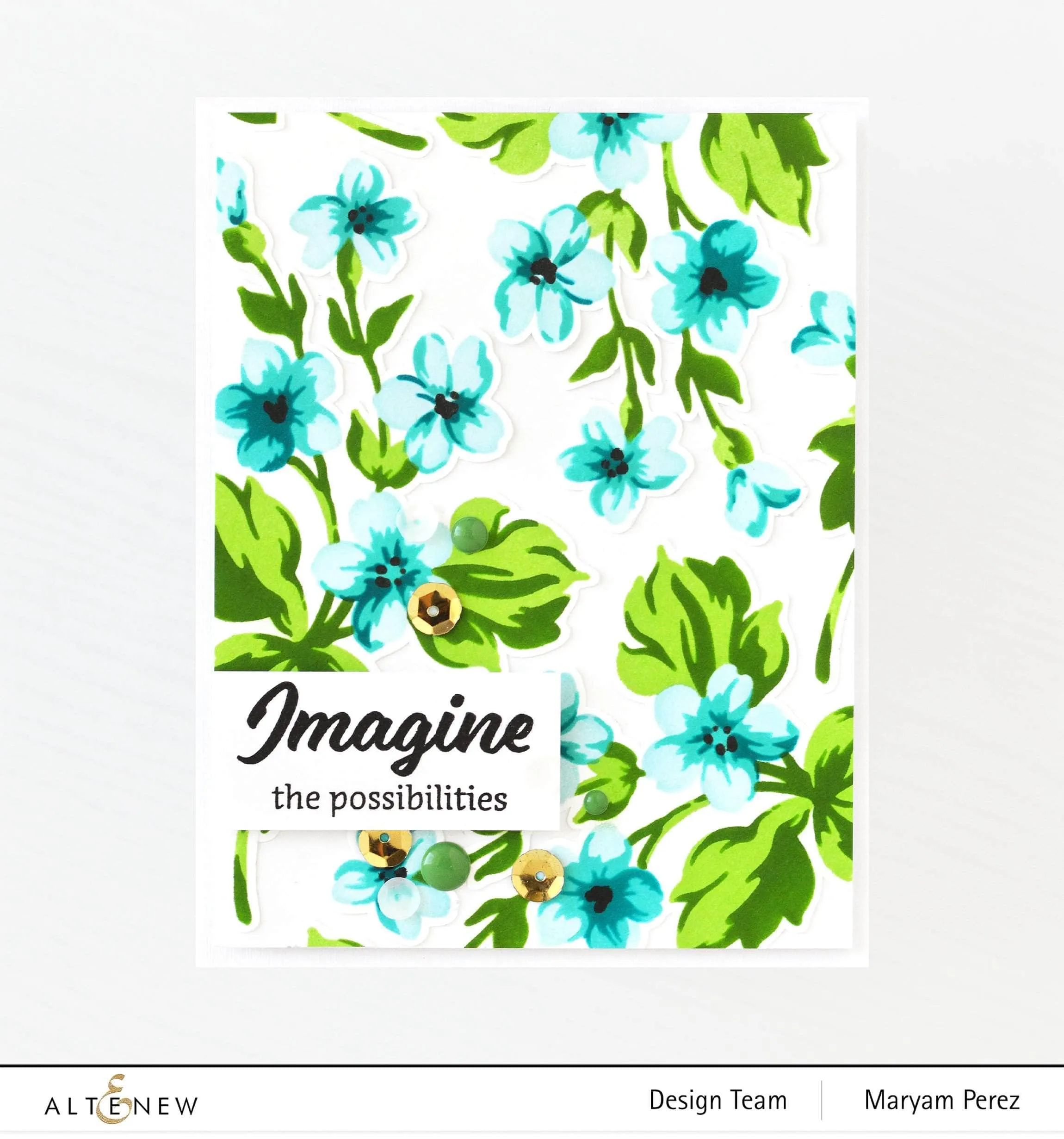 Hill Blossoms Layering Stencil & Die Bundle