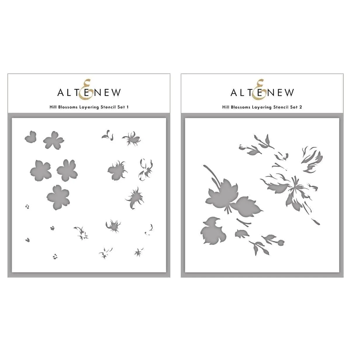 Hill Blossoms Layering Stencil & Die Bundle