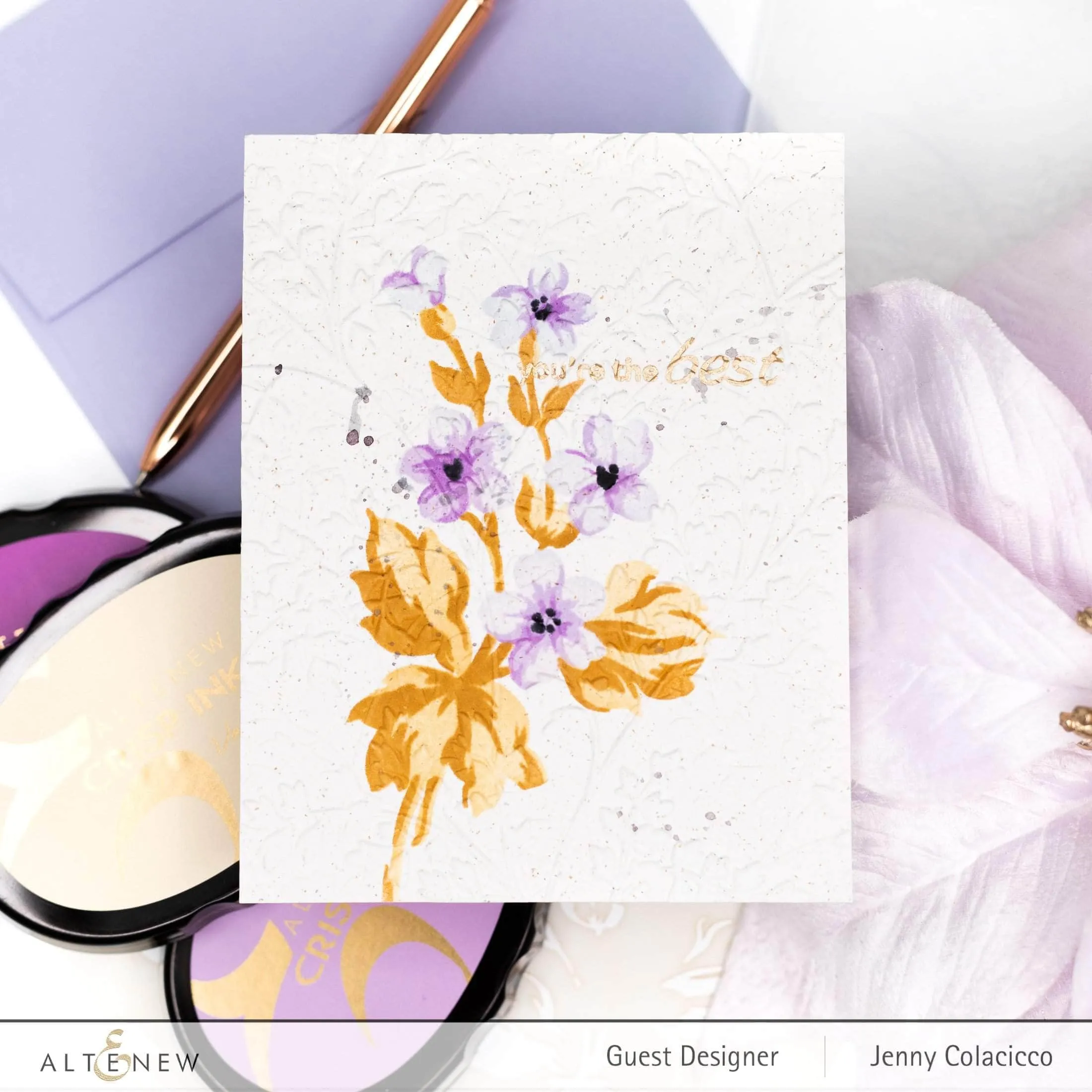 Hill Blossoms Layering Stencil & Die Bundle