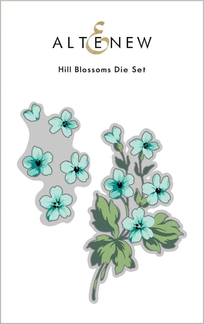 Hill Blossoms Layering Stencil & Die Bundle