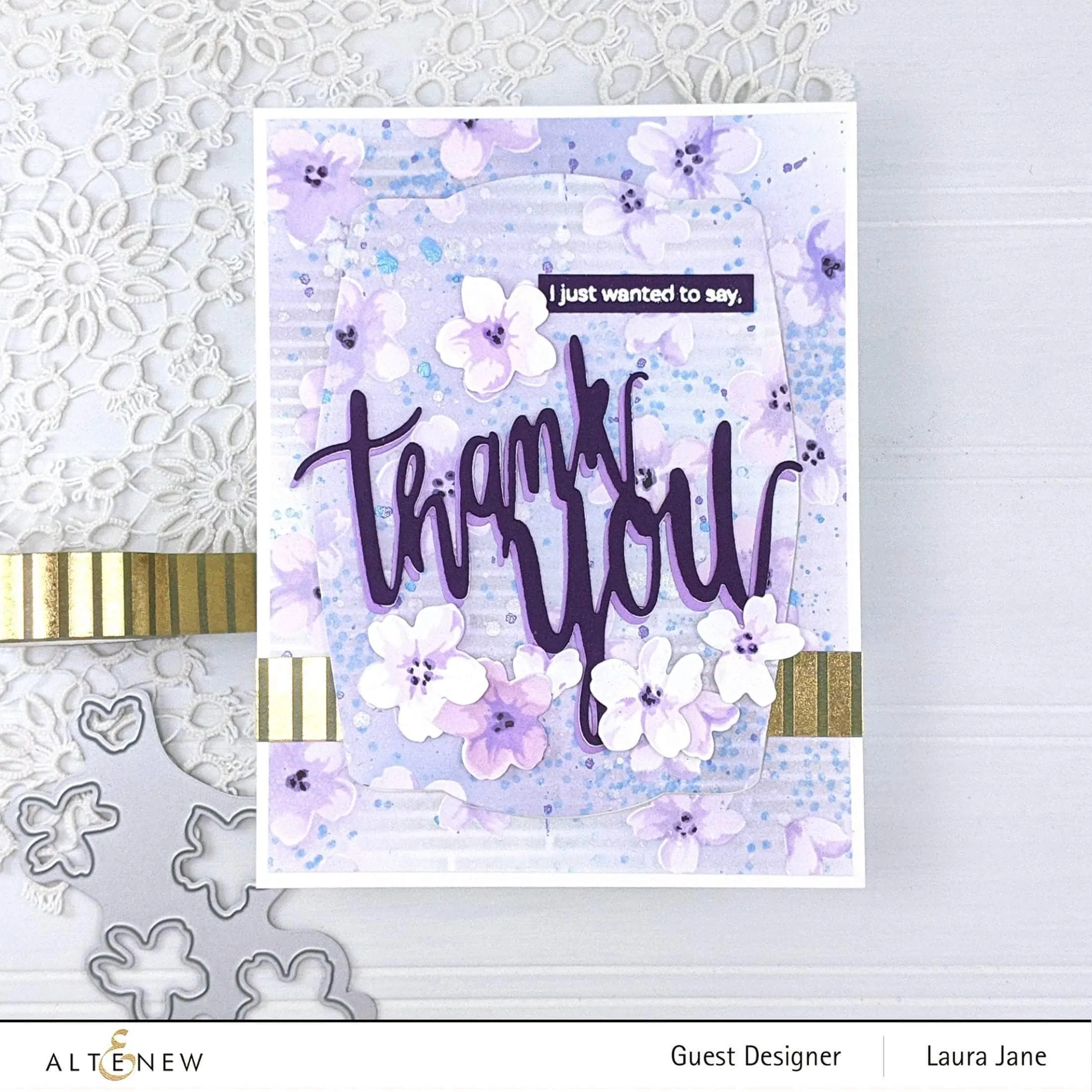 Hill Blossoms Layering Stencil & Die Bundle