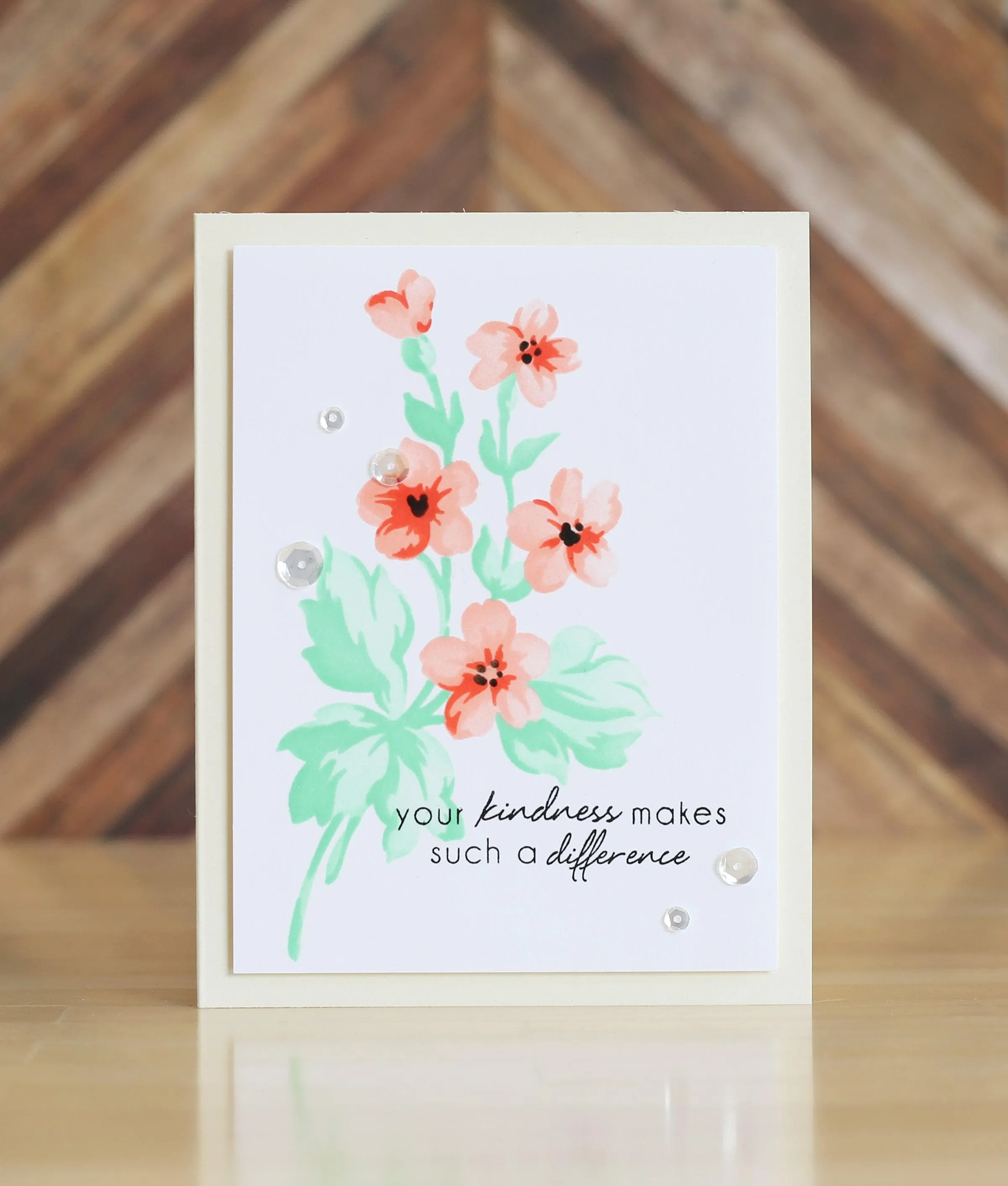 Hill Blossoms Layering Stencil Set (2 in 1)