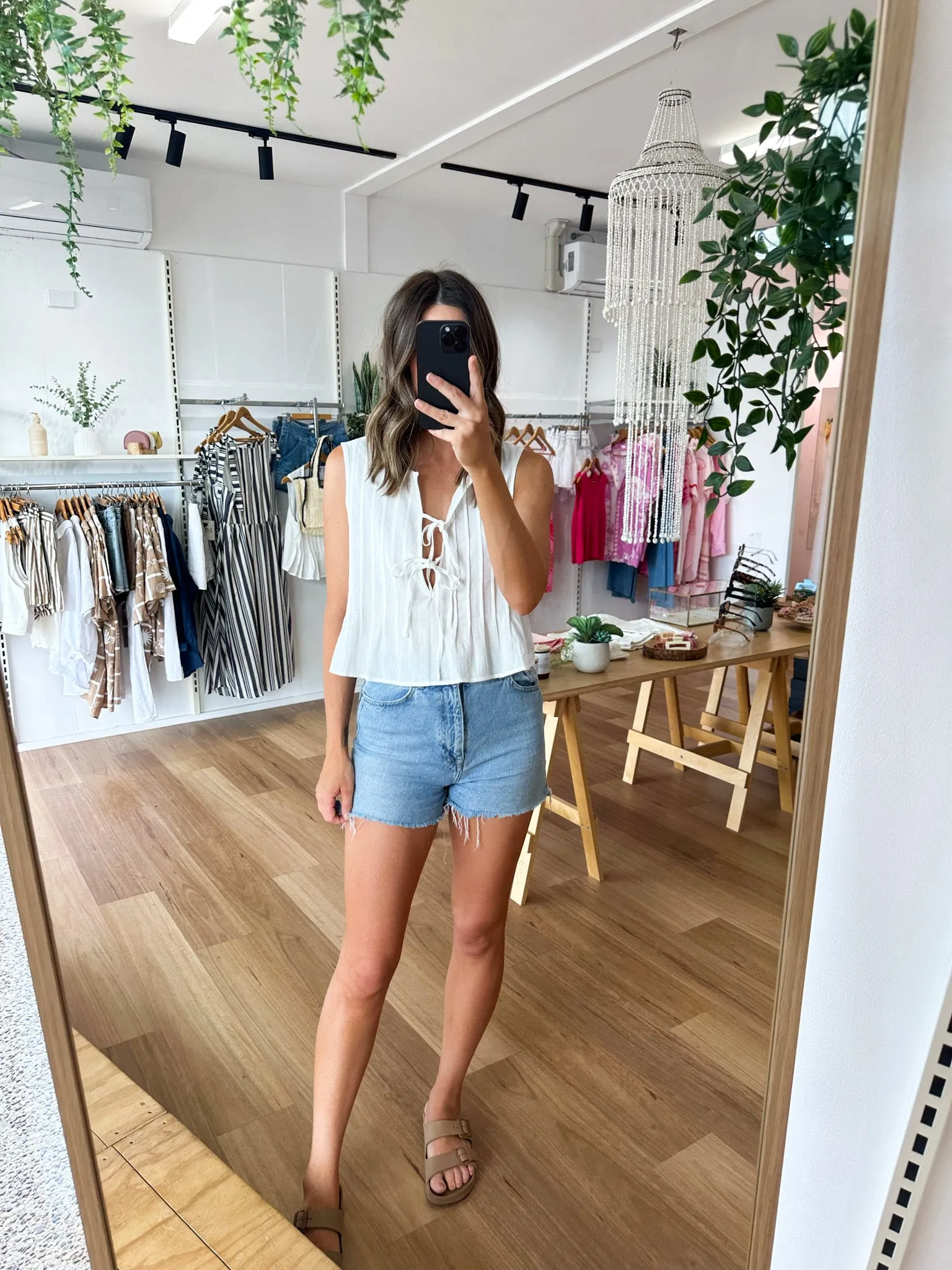 Holiday Top White