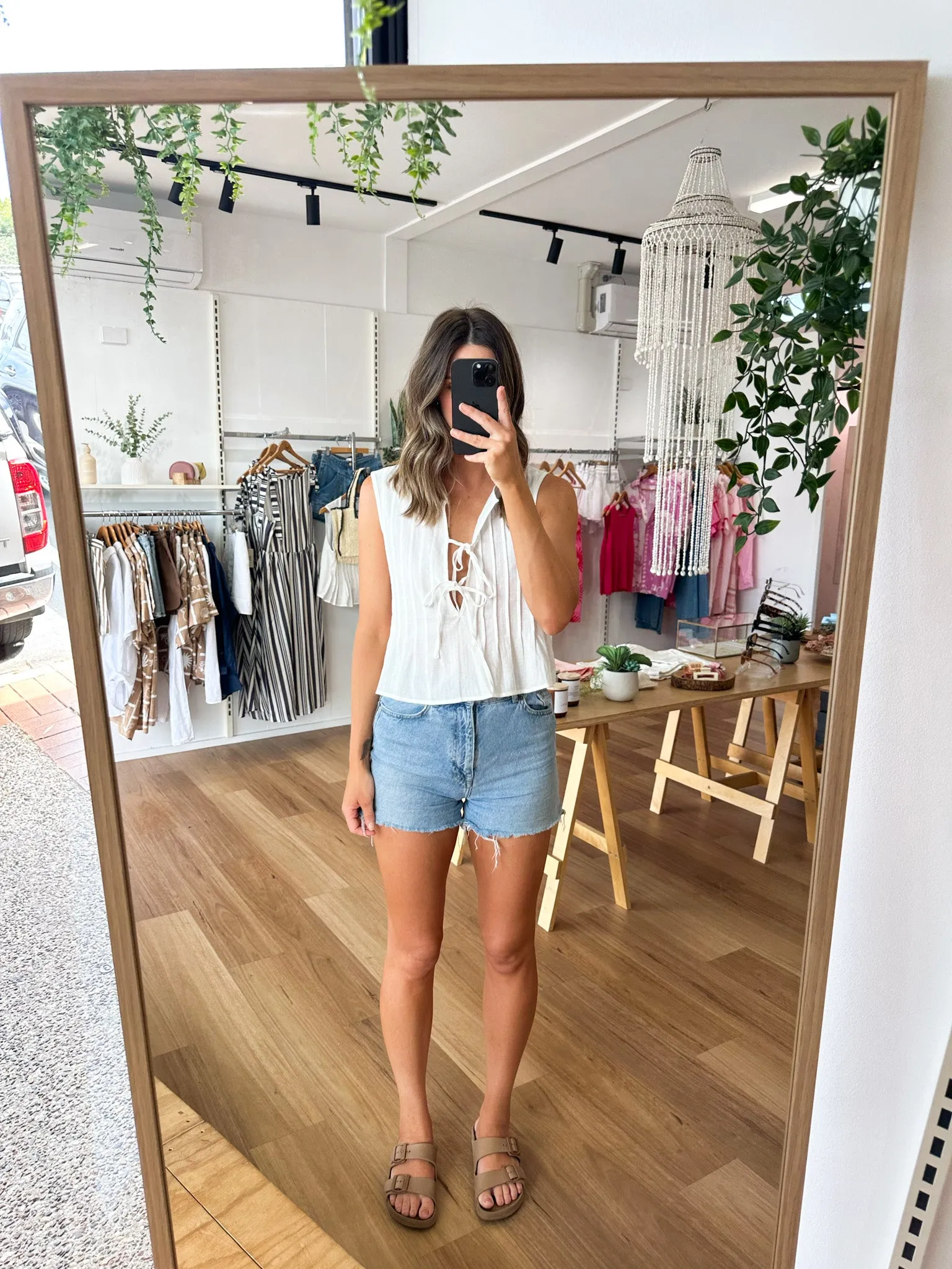 Holiday Top White