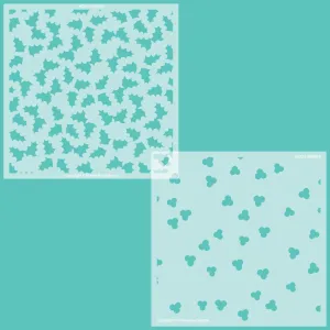 Holly and Berries - Set of 2 Stencils