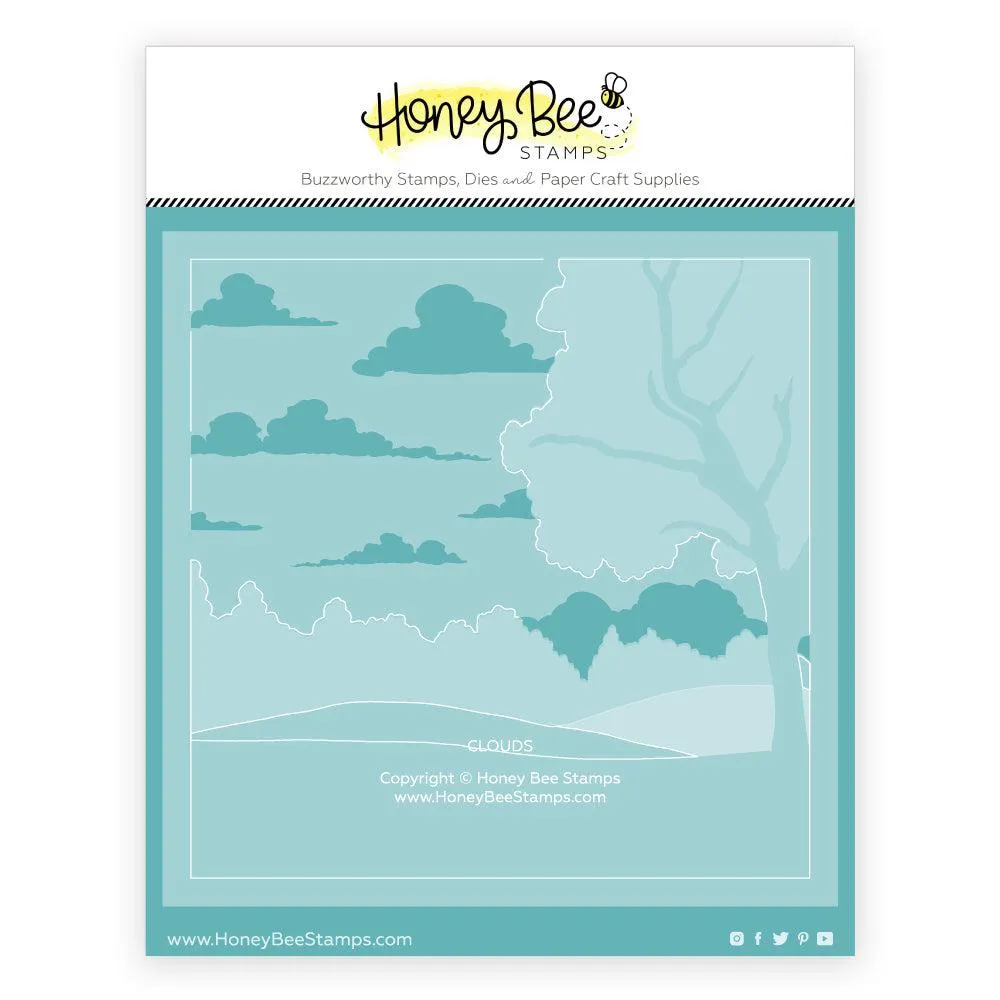 Honey Bee Stamps - Stencils - Farmhouse Fields Layering