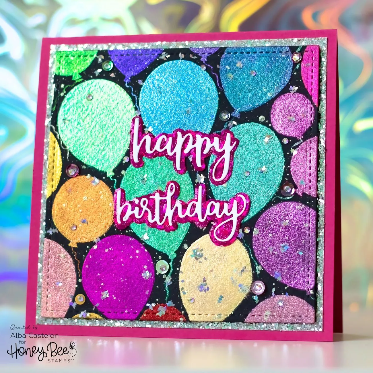 Honey Bee Stamps - Stencils - Layering Balloons