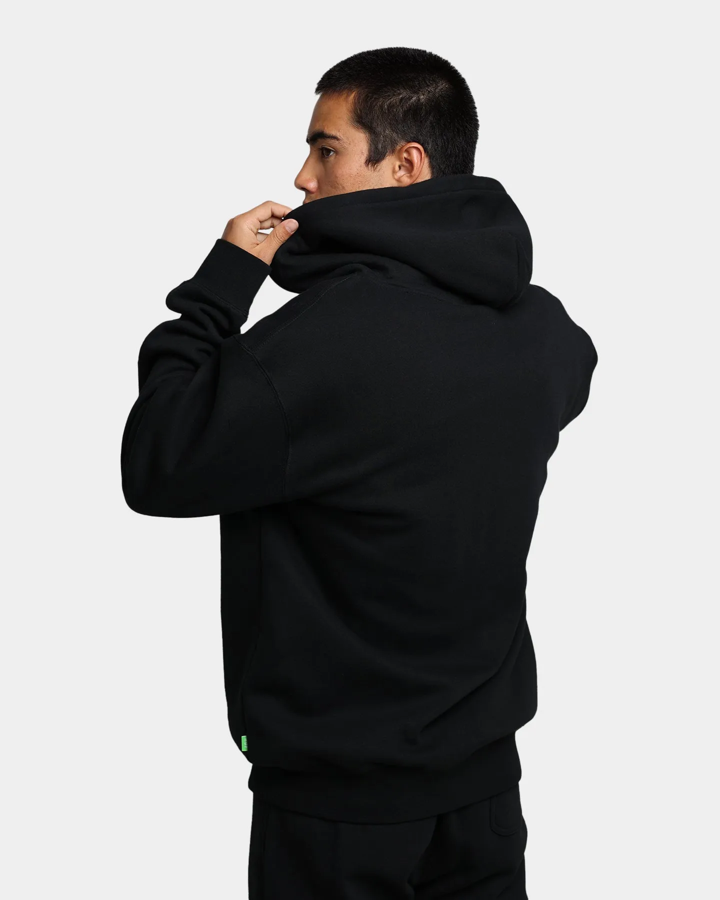 HUF Drop Out Stack Full Zip Hoodie Black
