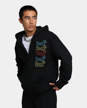 HUF Drop Out Stack Full Zip Hoodie Black