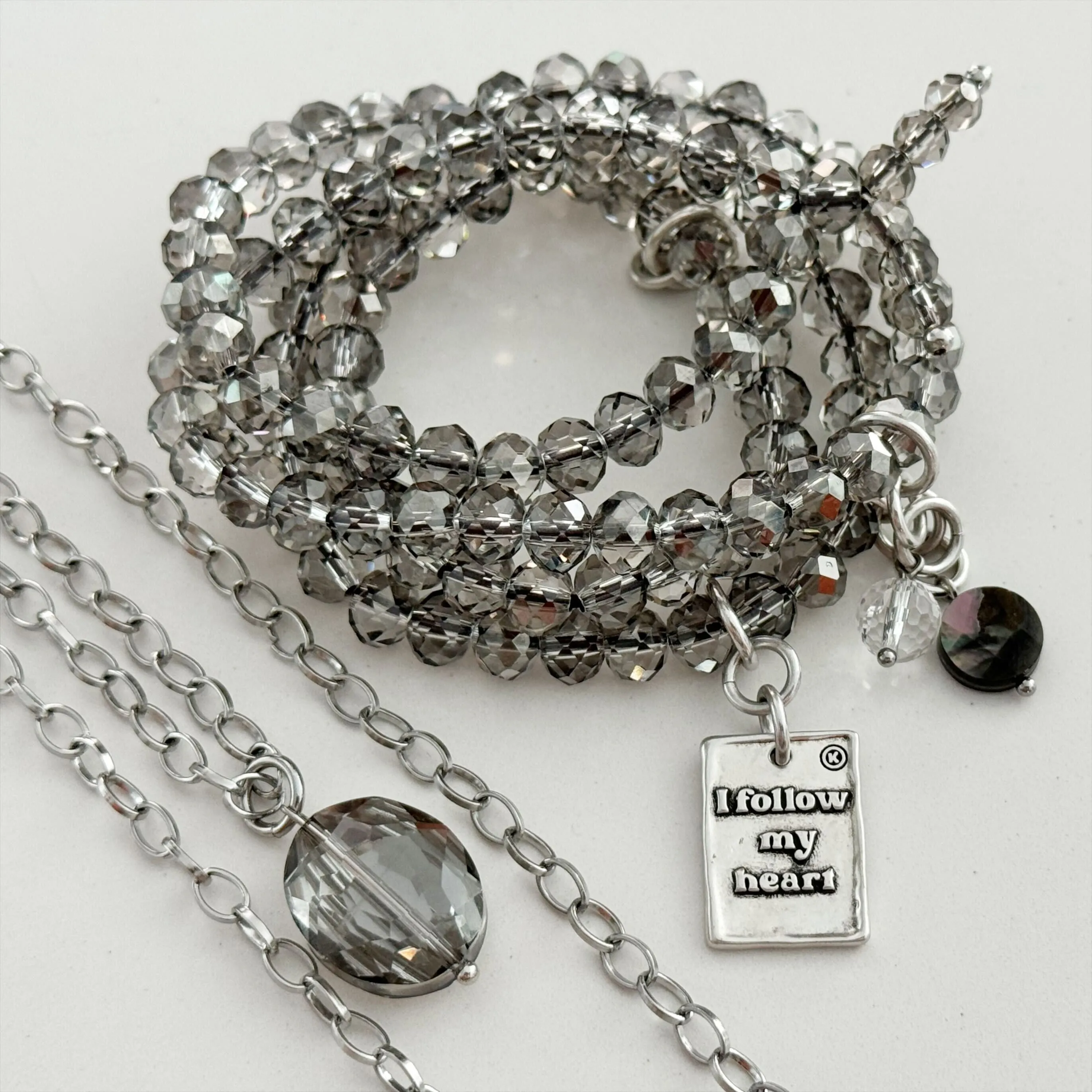 I FOLLOW MY HEART | Crystal Boho Layering Bundle