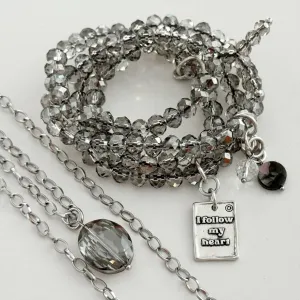 I FOLLOW MY HEART | Crystal Boho Layering Bundle