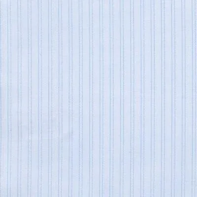Ice Blue Ground Jacquard Weave with Double Blue Hairline Stripes Classic Custom Shirt 100c 120/2*50 Sas727a
