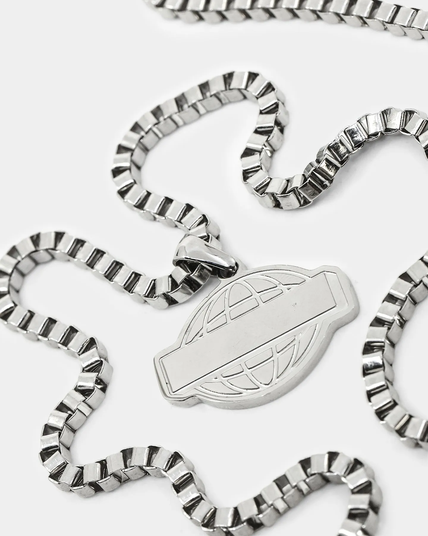 Infra Globo Pendant Necklace Stainless Steel