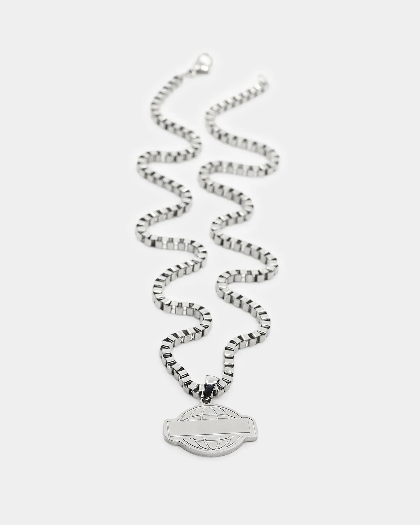 Infra Globo Pendant Necklace Stainless Steel