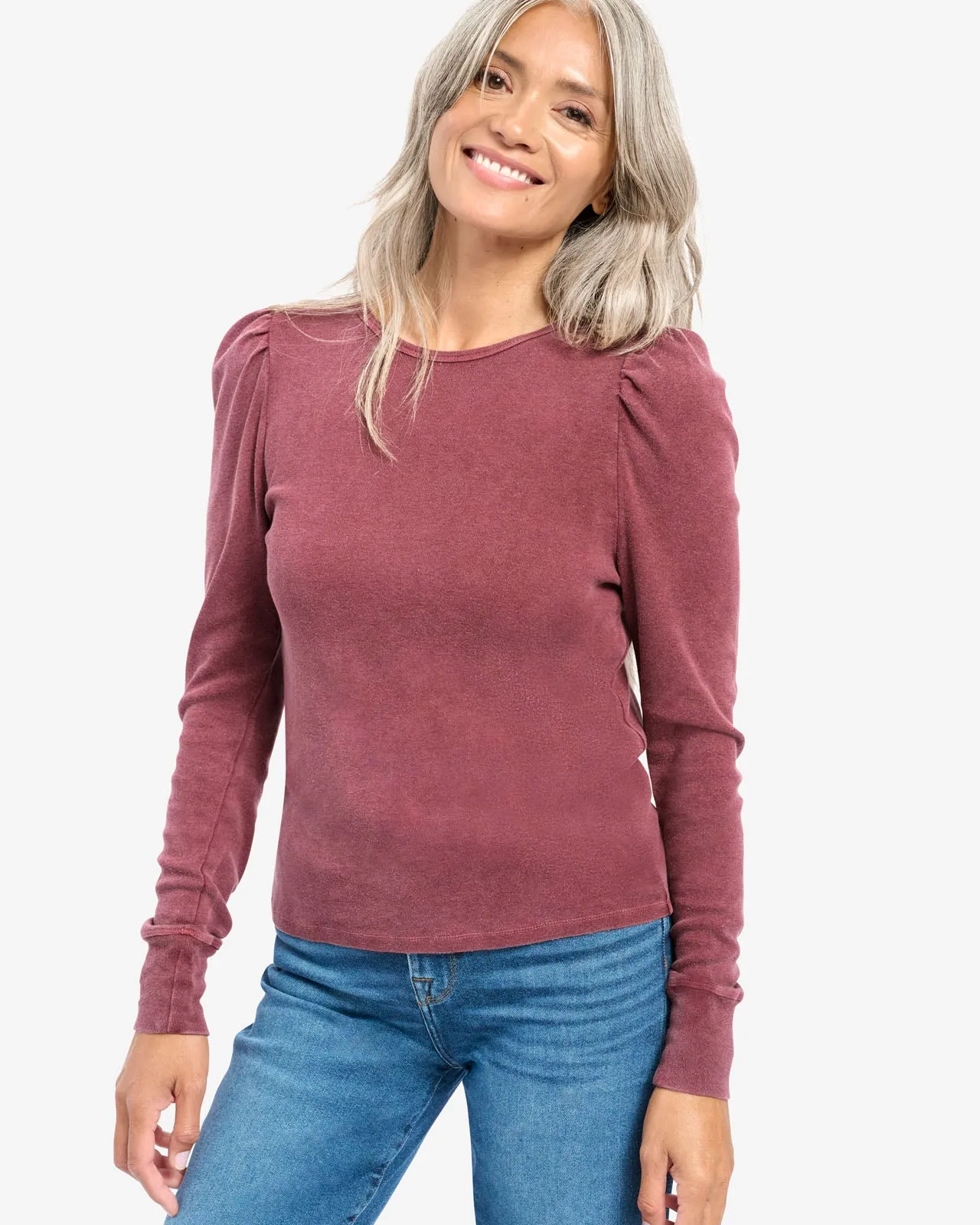Ingrid Classic Layering Knit Long Sleeve Tee