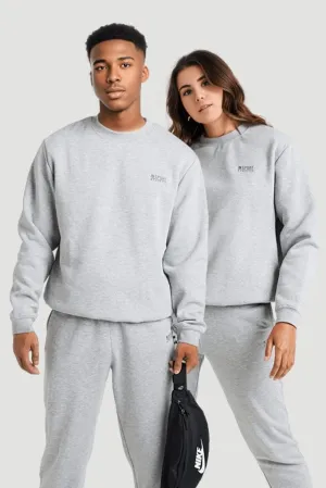 INSPORT UNISEX ALASKA GREY MARLE CREW SWEATSHIRT
