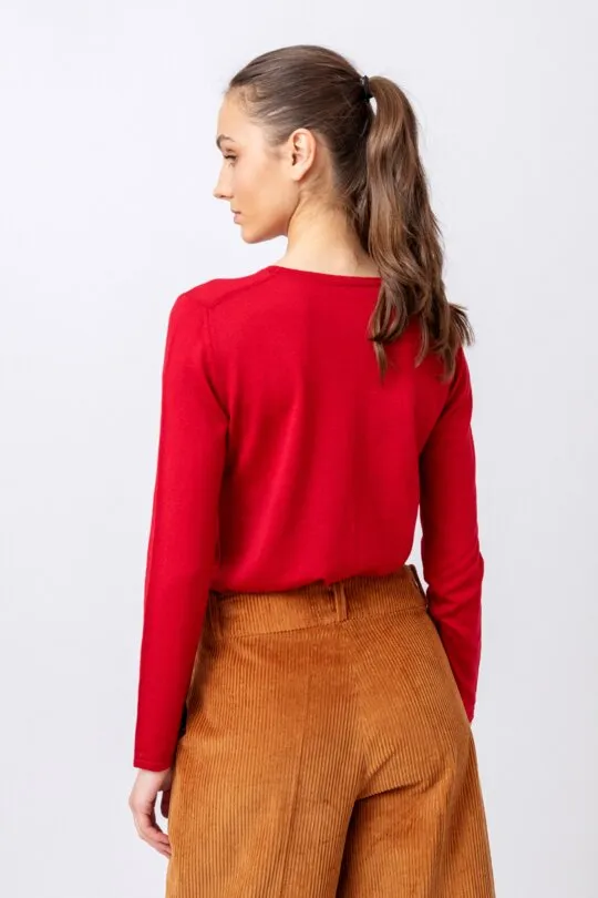 Ivko Solid Pullover O-Neck