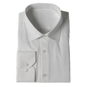 Ivory Spread Collar Dress Shirt