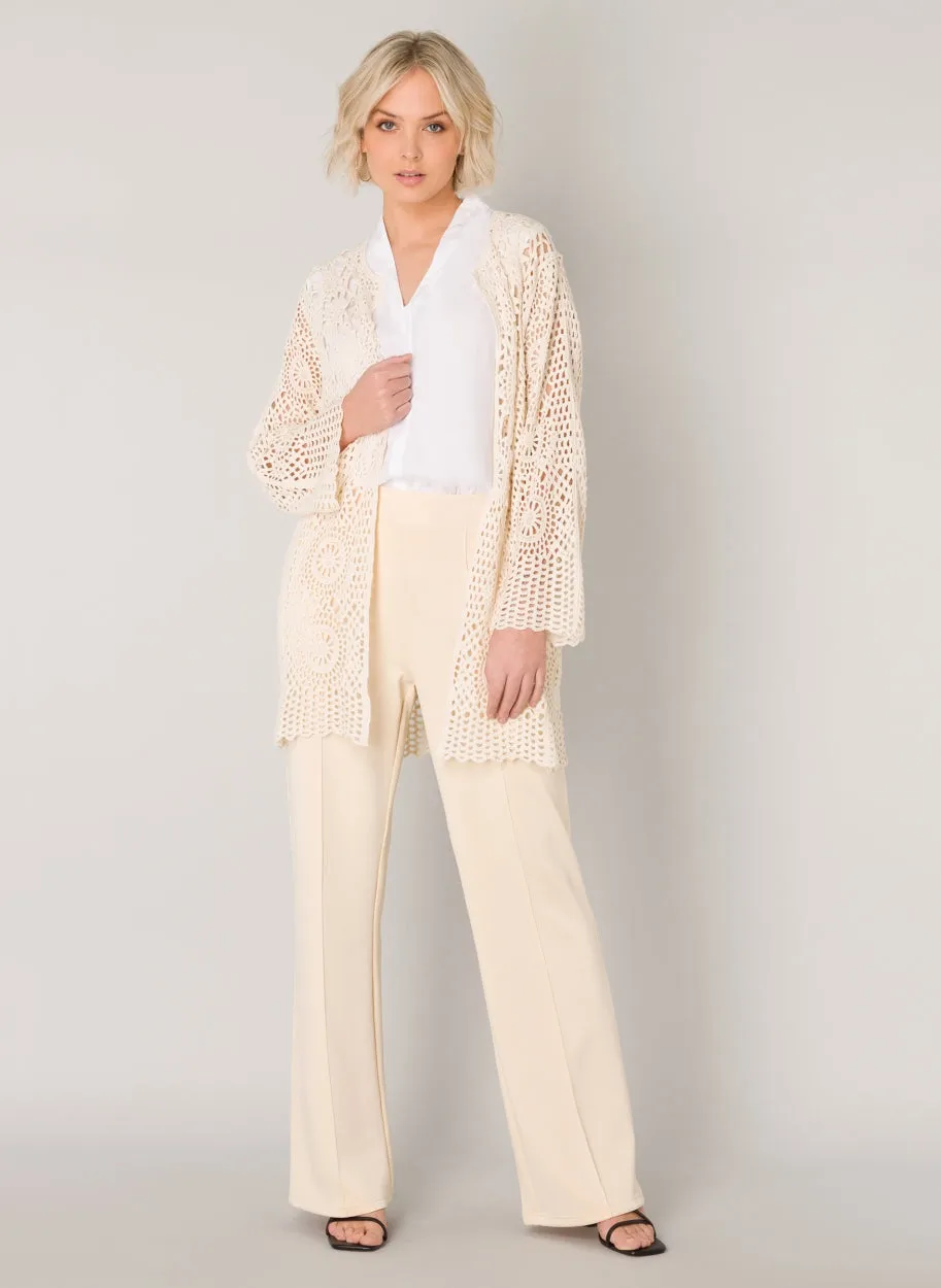 Izzly Knitted Crocheted Cardigan