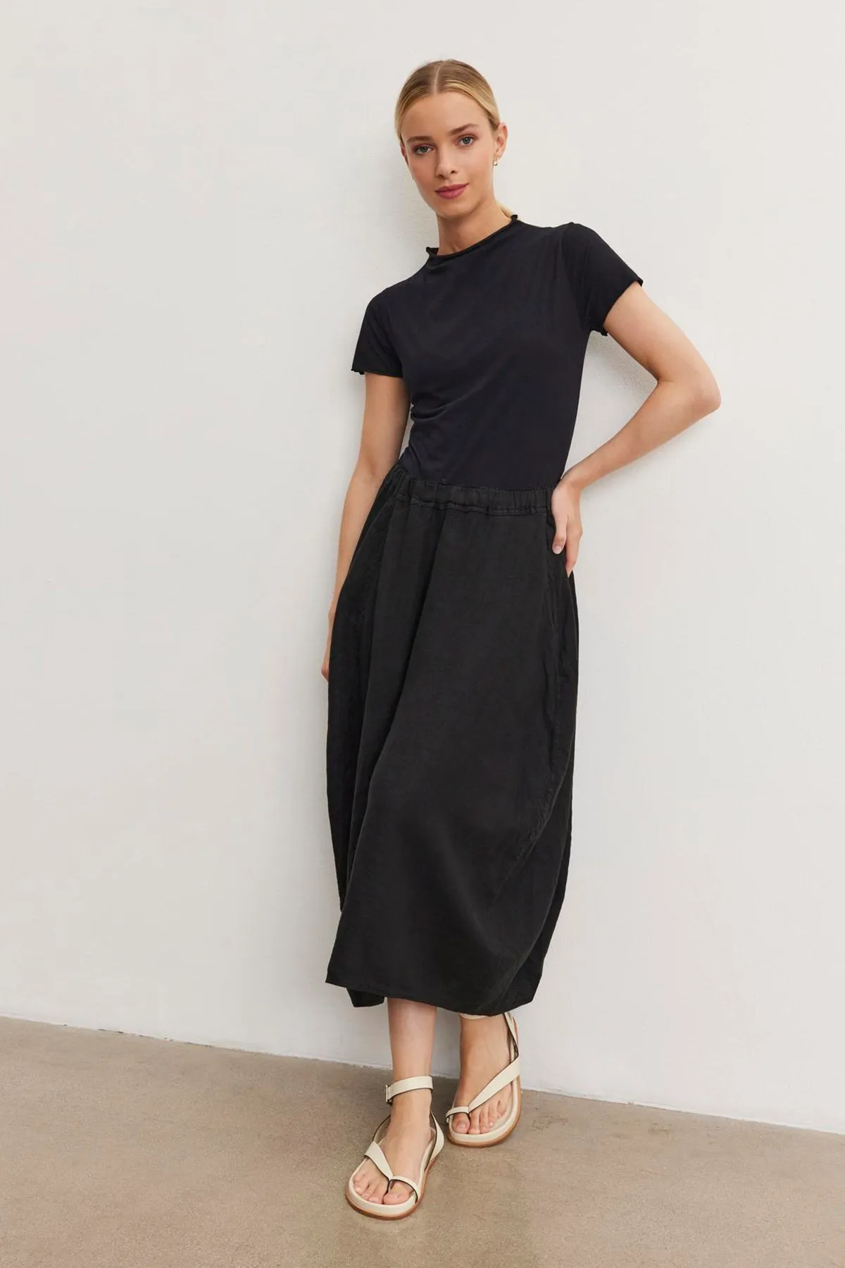 JACKIE MOCK NECK TEE