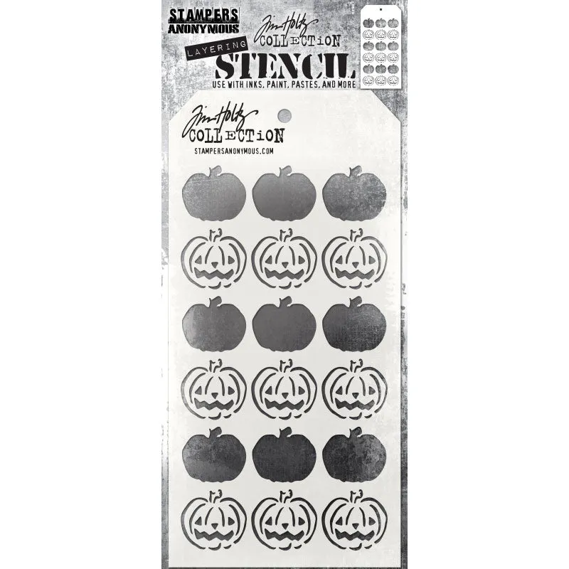 Jacks Layering Stencil {Halloween} | Tim Holtz