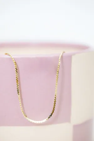 je-ta'ime layering chain { gold vermeil }