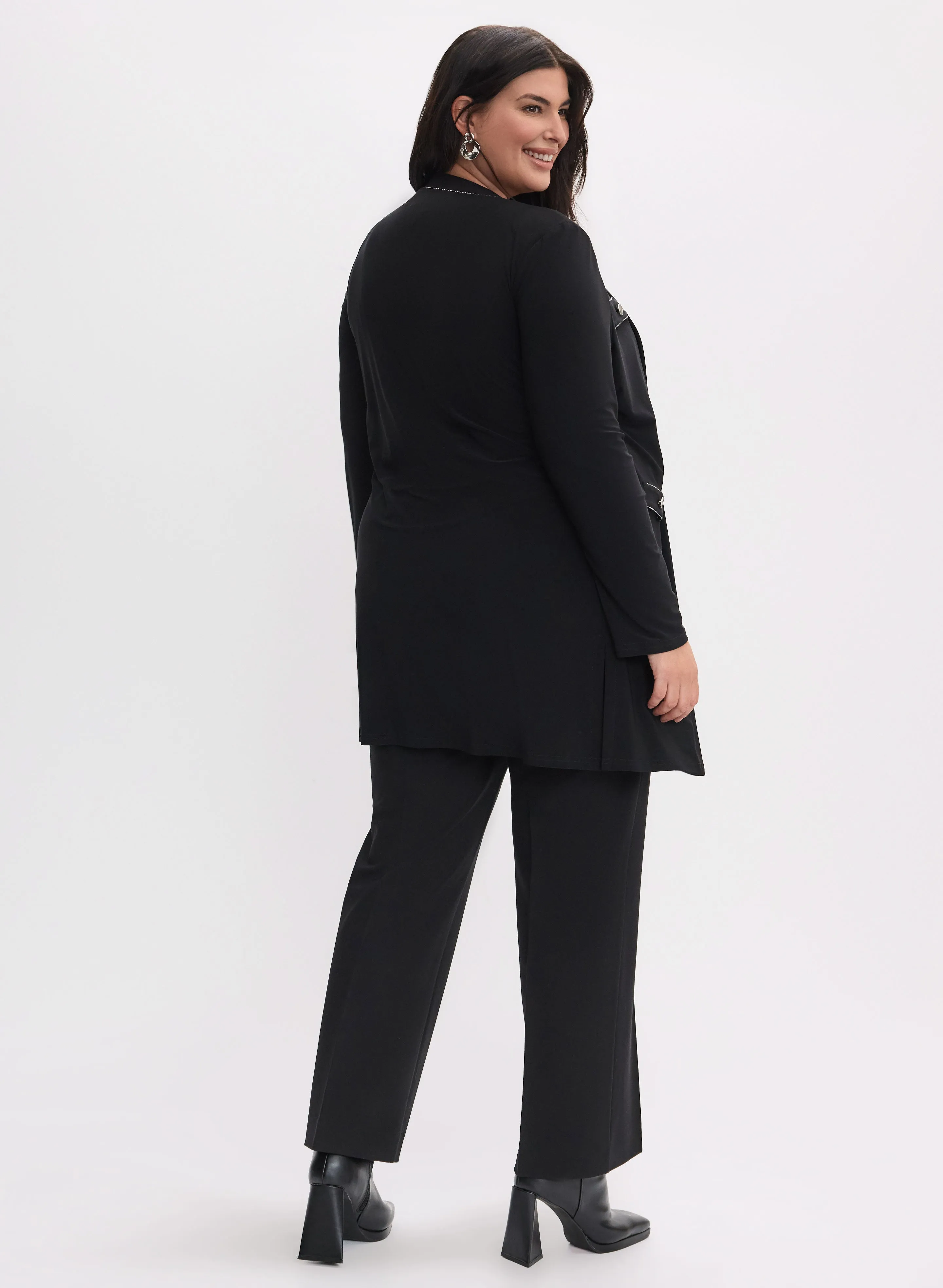 Joseph Ribkoff - Contrast Stitch Layering Top