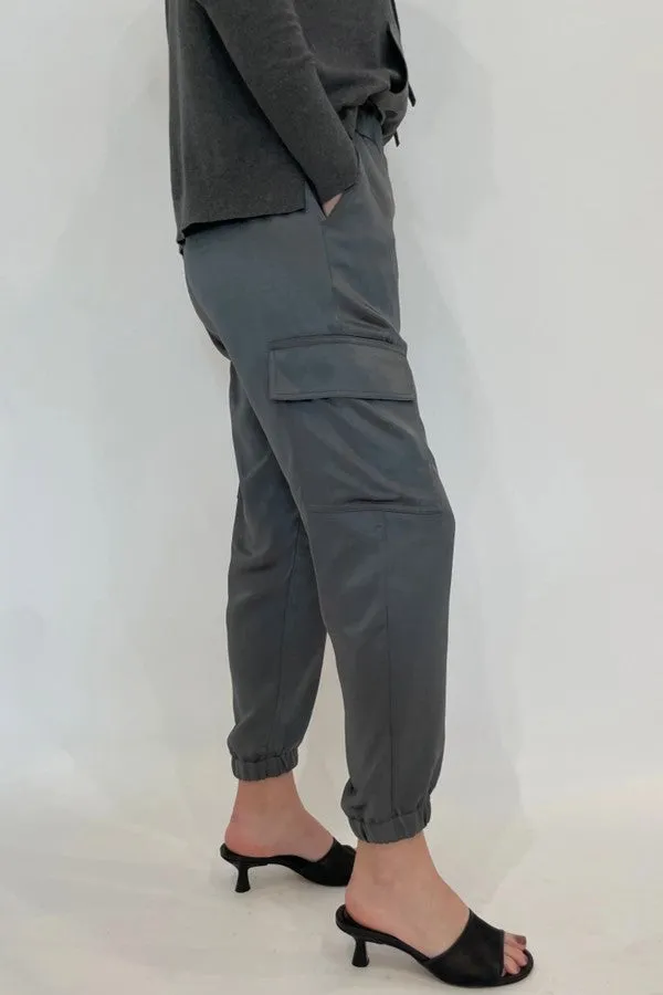 Juno Satin Cargo Pant