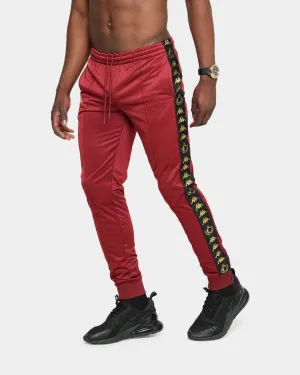 Kappa Kappa x Culture Kings Authentic Karmine Trackpant Burgundy/Gold