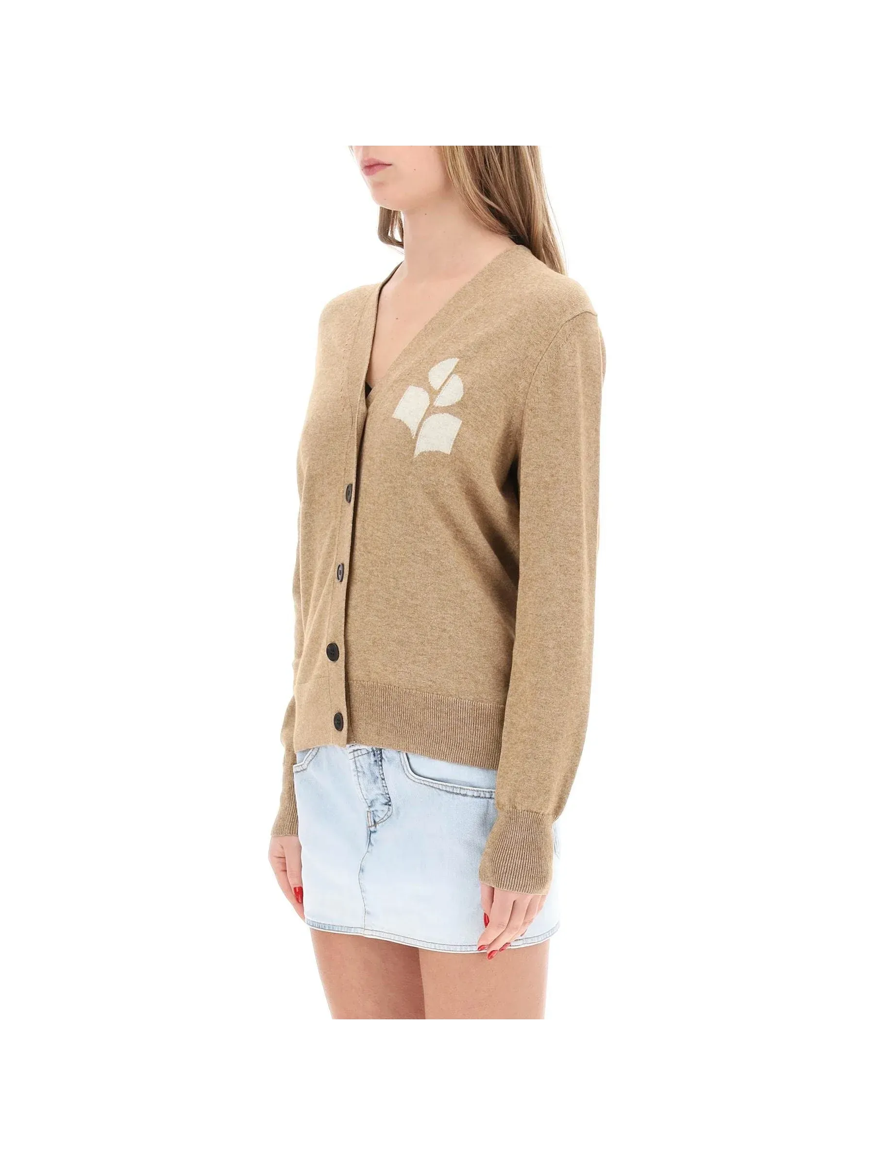 Karin Intarsia Wool Cardigan