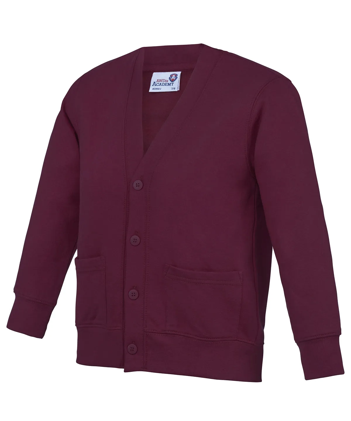 Kids Academy cardigan | Academy Burgundy