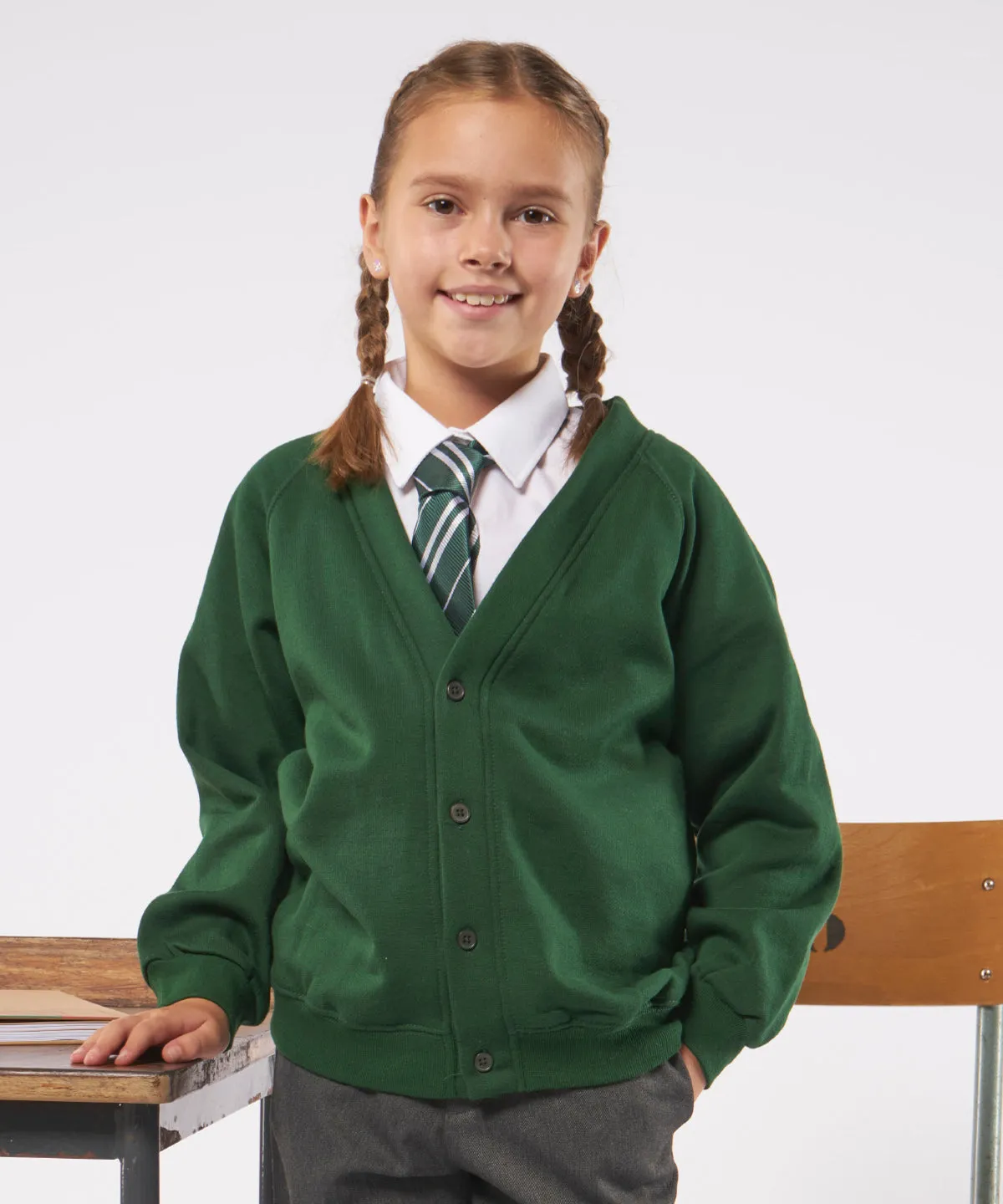 Kids Coloursure cardigan | Bottle