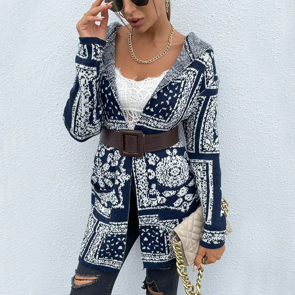 Knitted Sweater Long Cardigan Women Wholesale