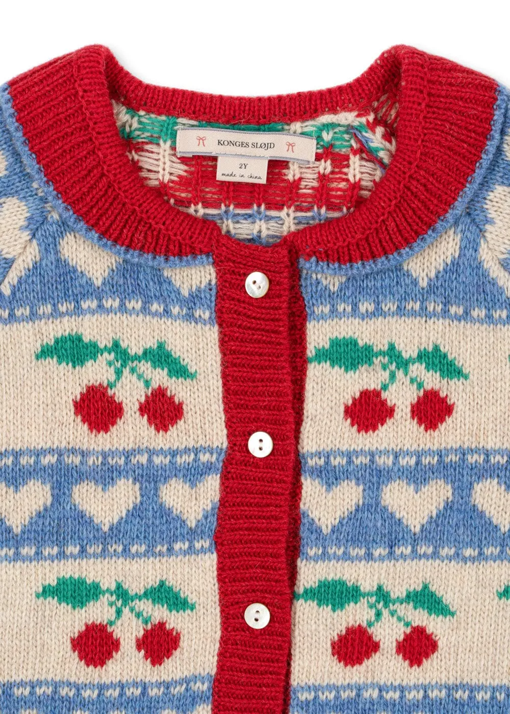 Konges Sløjd - Belou Knit Cardigan - Cherry Stripe