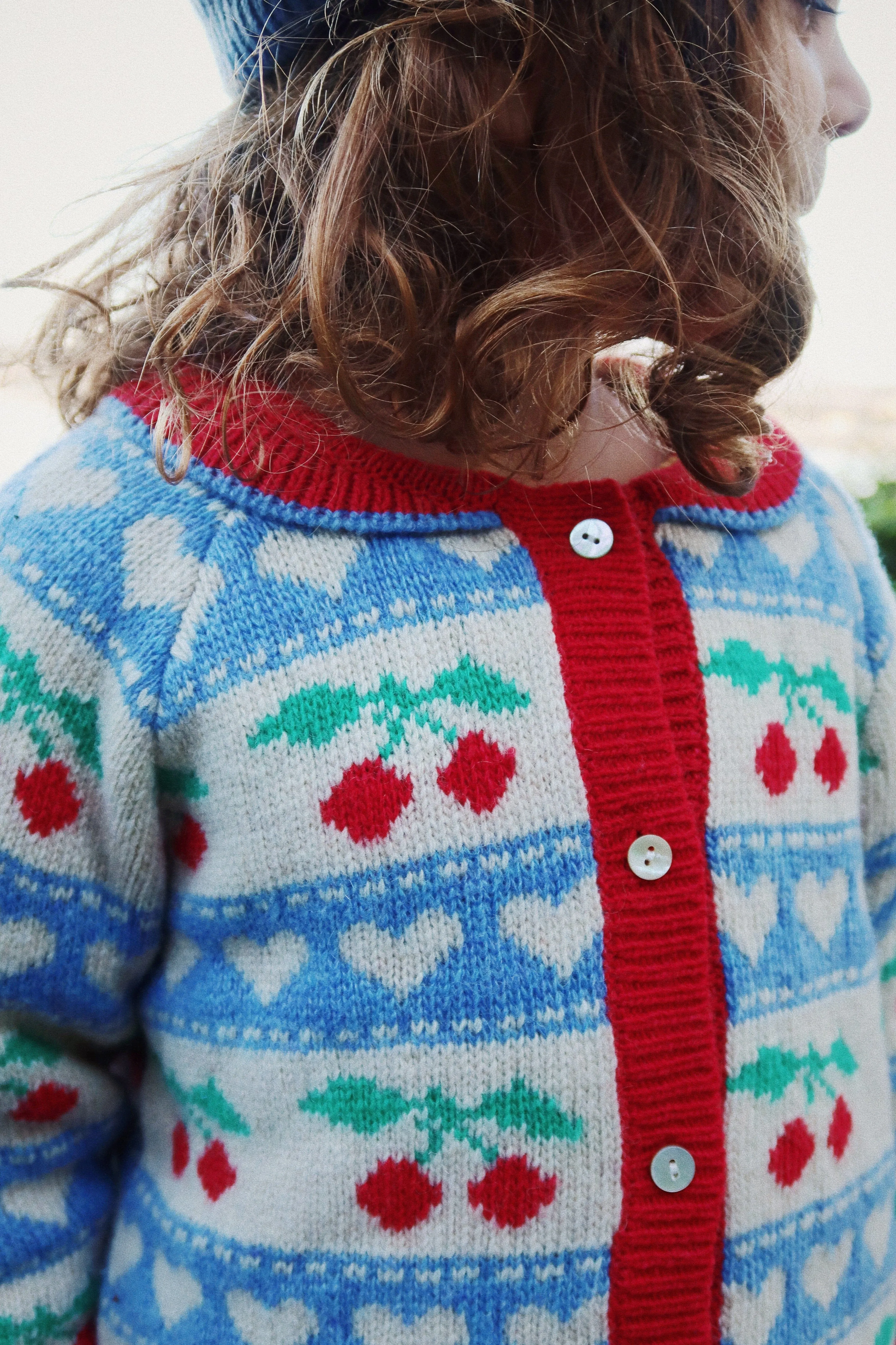 Konges Sløjd - Belou Knit Cardigan - Cherry Stripe