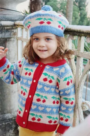 Konges Sløjd - Belou Knit Cardigan - Cherry Stripe
